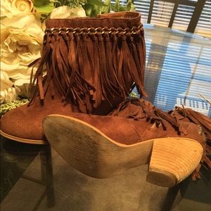 Brown booties